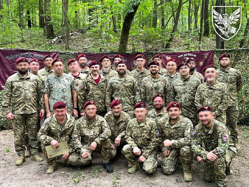Особовий склад батальйону після нагородження